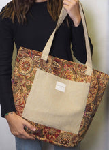 Indlæs billede til gallerivisning Stor shopper med smukt mønster