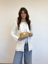 Indlæs billede til gallerivisning Toilettaske gulstribet