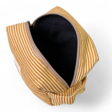 Indlæs billede til gallerivisning Toilettaske gulstribet