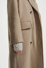 Indlæs billede til gallerivisning Håndledsvarmere i merinould, havrefarvet