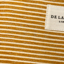 Indlæs billede til gallerivisning Kosmetik pung, gulstribet