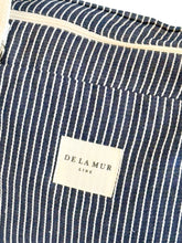 Indlæs billede til gallerivisning Håndtaske to-i-en, blåstribet