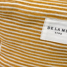 Indlæs billede til gallerivisning Toilettaske gulstribet