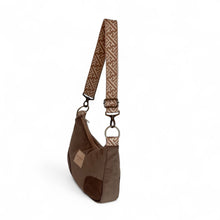 Indlæs billede til gallerivisning Taske med skulderrem i jordfarver
