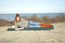 Indlæs billede til gallerivisning Uldsweater med flot mønster, Sirri - naturhvid og brun