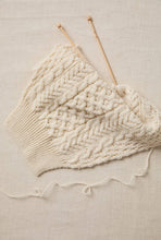 Indlæs billede til gallerivisning Aran uldgarn i 100% Merino -creme
