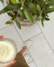 Indlæs billede til gallerivisning Hjemmesko i uld med skindsål, beige
