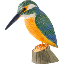 Indlæs billede til gallerivisning Isfugl, dekorative dyr i håndsnittet træ fra Wildlife Garden

